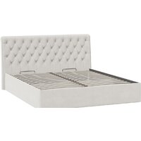 Кровать Трия Скарлет универсальная тип 1 с ПМ 180x200 (велюр бежевый) - Превью изображения №2 — Интернет-магазин Time-Shop