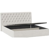 Кровать Трия Скарлет универсальная тип 1 с ПМ 180x200 (велюр бежевый) - Превью изображения №3 — Интернет-магазин Time-Shop