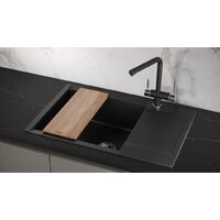 Кухонная мойка Granula ES-7807 (шварц) - Превью изображения №3 — Интернет-магазин Time-Shop