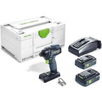 Festool TID 18 HPC 4.0 I-Plus 576482 (с 2-мя АКБ, кейс)