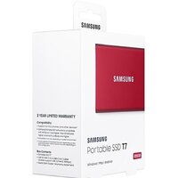 Внешний накопитель Samsung T7 500GB (красный) - Превью изображения №10 — Интернет-магазин Time-Shop