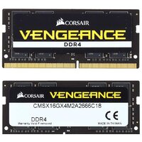 Оперативная память Corsair Vengeance 16GB DDR4 SODIMM PC4-19200 CMSX16GX4M1A2400 - Превью изображения №2 — Интернет-магазин Time-Shop