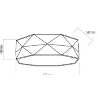 Припотолочная люстра TK Lighting Kantoor 1565 - Превью изображения №2 — Интернет-магазин Time-Shop