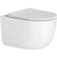 Унитаз подвесной Roxen Vortex в комплекте с инсталляцией StounFix Dual Fresh 6 в 1 968489 (кнопка: сатин) - Превью изображения №3 — Интернет-магазин Time-Shop