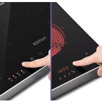 Настольная плита Kitfort KT-164 - Превью изображения №3 — Интернет-магазин Time-Shop