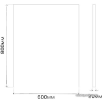  Misty Марс - 60 Зеркало в алюминиевом профиле - Э-Марс02060-Алп - Превью изображения №2 — Интернет-магазин Time-Shop