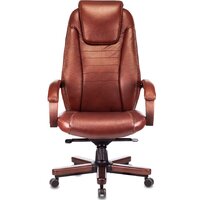 Офисное кресло Бюрократ T-9923WALNUT (светло-коричневый) - Превью изображения №2 — Интернет-магазин Time-Shop