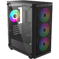 Корпус ID-Cooling Ware 300 ARGB (черный) - Превью изображения №2 — Интернет-магазин Time-Shop