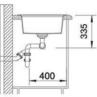 Кухонная мойка Blanco Lexa 8 (темная скала) 524961 - Превью изображения №3 — Интернет-магазин Time-Shop