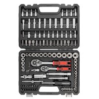 Набор трещотка с головками и битами ForceKraft FK-41082-5DS (108 предметов) - Превью изображения №2 — Интернет-магазин Time-Shop