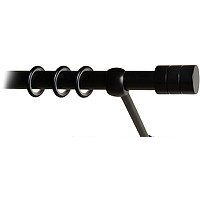 Lm Decor Цилиндр 088 1р гладкий 25мм (черный мат, 2м)