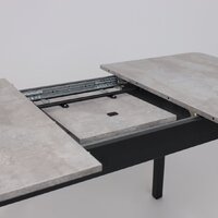 Кухонный стол Мамадома Tirk radial-110 раздвижной 110-142х70 (серый сланец/черный) - Превью изображения №20 — Интернет-магазин Time-Shop