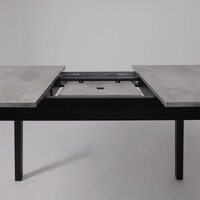 Кухонный стол Мамадома Tirk radial-110 раздвижной 110-142х70 (серый сланец/черный) - Превью изображения №21 — Интернет-магазин Time-Shop