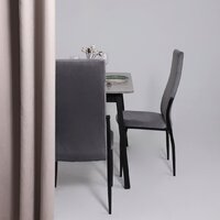 Кухонный стол Мамадома Tirk radial-110 раздвижной 110-142х70 (серый сланец/черный) - Превью изображения №10 — Интернет-магазин Time-Shop