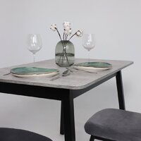 Кухонный стол Мамадома Tirk radial-110 раздвижной 110-142х70 (серый сланец/черный) - Превью изображения №12 — Интернет-магазин Time-Shop