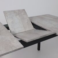 Кухонный стол Мамадома Tirk radial-110 раздвижной 110-142х70 (серый сланец/черный) - Превью изображения №23 — Интернет-магазин Time-Shop