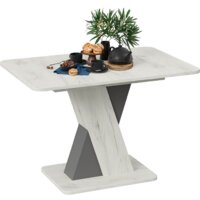 Кухонный стол Трия Люксембург тип 3 (дуб крафт белый/серый) - Превью изображения №3 — Интернет-магазин Time-Shop