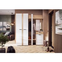 Тумба для обуви Стендмебель Санса ПР-01 (белый/дуб сонома) - Превью изображения №3 — Интернет-магазин Time-Shop