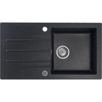 Кухонная мойка Kernau KGS A 50 1B1D Black Metallic - Превью изображения №1 — Интернет-магазин Time-Shop
