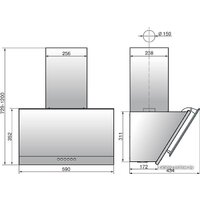 Кухонная вытяжка Elikor Рубин Stone S4 60П-700-Э4Д (топленое молоко) - Превью изображения №2 — Интернет-магазин Time-Shop