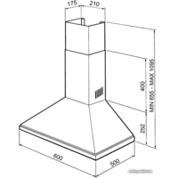 Кухонная вытяжка Smeg KSED65BE - Превью изображения №3 — Интернет-магазин Time-Shop