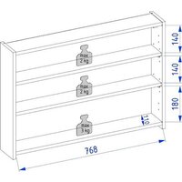  Lauter Шкаф с зеркалом Mia 80 (кашемир) - Превью изображения №4 — Интернет-магазин Time-Shop