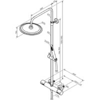 Душевая система  Damixa Scandinavian Pure 936800300 - Превью изображения №7 — Интернет-магазин Time-Shop