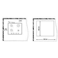 Варочная панель Korting HG665CX - Превью изображения №2 — Интернет-магазин Time-Shop