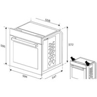 Электрический духовой шкаф Indesit IFE 3644 BL - Превью изображения №5 — Интернет-магазин Time-Shop