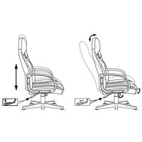 Игровое (геймерское) кресло Zombie Runner (белый/голубой) - Превью изображения №7 — Интернет-магазин Time-Shop