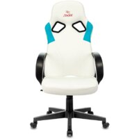Игровое (геймерское) кресло Zombie Runner (белый/голубой) - Превью изображения №2 — Интернет-магазин Time-Shop