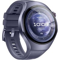 Умные часы Huawei Watch 5 46 мм (фиолетовый, с фиолетовым силиконовым ремешком, международная версия) - Превью изображения №5 — Интернет-магазин Time-Shop