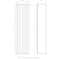  Vigo Шкаф навесной Finlay 400 - Превью изображения №6 — Интернет-магазин Time-Shop