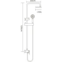 Душевая система  FRAP F2431 - Превью изображения №2 — Интернет-магазин Time-Shop