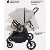 Коляска прогулочная «книга» Rant Twinny RA151 2025 (milk coffee) - Превью изображения №6 — Интернет-магазин Time-Shop