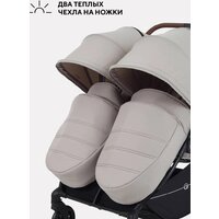Коляска прогулочная «книга» Rant Twinny RA151 2025 (milk coffee) - Превью изображения №4 — Интернет-магазин Time-Shop