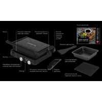 Электрогриль Polaris PGP 2502 - Превью изображения №7 — Интернет-магазин Time-Shop