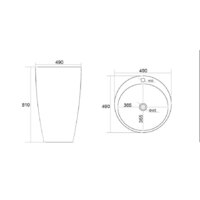 Умывальник WeltWasser LEERBACH 4949 GL-WT - Превью изображения №2 — Интернет-магазин Time-Shop