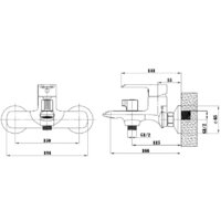 Смеситель Esko Sorrento SR54 - Превью изображения №2 — Интернет-магазин Time-Shop