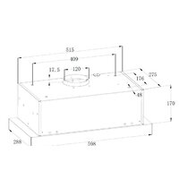 Кухонная вытяжка ZorG Basta 750 60 M (черный) - Превью изображения №8 — Интернет-магазин Time-Shop