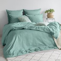 Пододеяльник Нордтекс Verossa 200x220 776133 (Melange Emerald) - Превью изображения №7 — Интернет-магазин Time-Shop