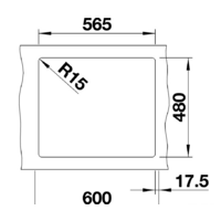 Кухонная мойка Blanco Legra 6 (антрацит) - Превью изображения №5 — Интернет-магазин Time-Shop