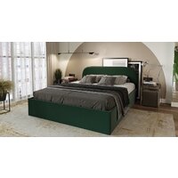 Кровать Трия Шерри с мягкой обивкой с ПМ 160x200 (велюр зеленый) - Превью изображения №2 — Интернет-магазин Time-Shop