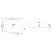 Умывальник Rea Nadia 60 U1055 - Превью изображения №8 — Интернет-магазин Time-Shop