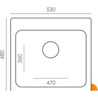 Кухонная мойка Quartz Bond 530 (лен) - Превью изображения №3 — Интернет-магазин Time-Shop