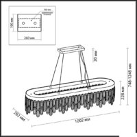 Подвесная люстра Odeon Light Dakisa 4986/12 - Превью изображения №2 — Интернет-магазин Time-Shop