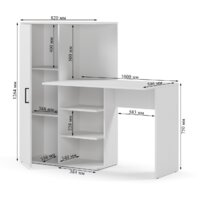 Стол Mio Tesoro Лайт 1420 (белый) - Превью изображения №4 — Интернет-магазин Time-Shop