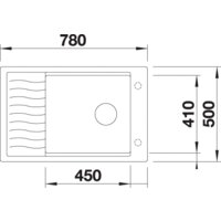 Кухонная мойка Blanco Elon XL 6 S 524845 (темная скала) - Превью изображения №2 — Интернет-магазин Time-Shop