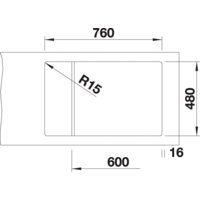 Кухонная мойка Blanco Elon XL 6 S 524845 (темная скала) - Превью изображения №5 — Интернет-магазин Time-Shop