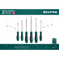 Набор отверток KRAFTOOL 250081-H6 (6 предметов) - Превью изображения №6 — Интернет-магазин Time-Shop